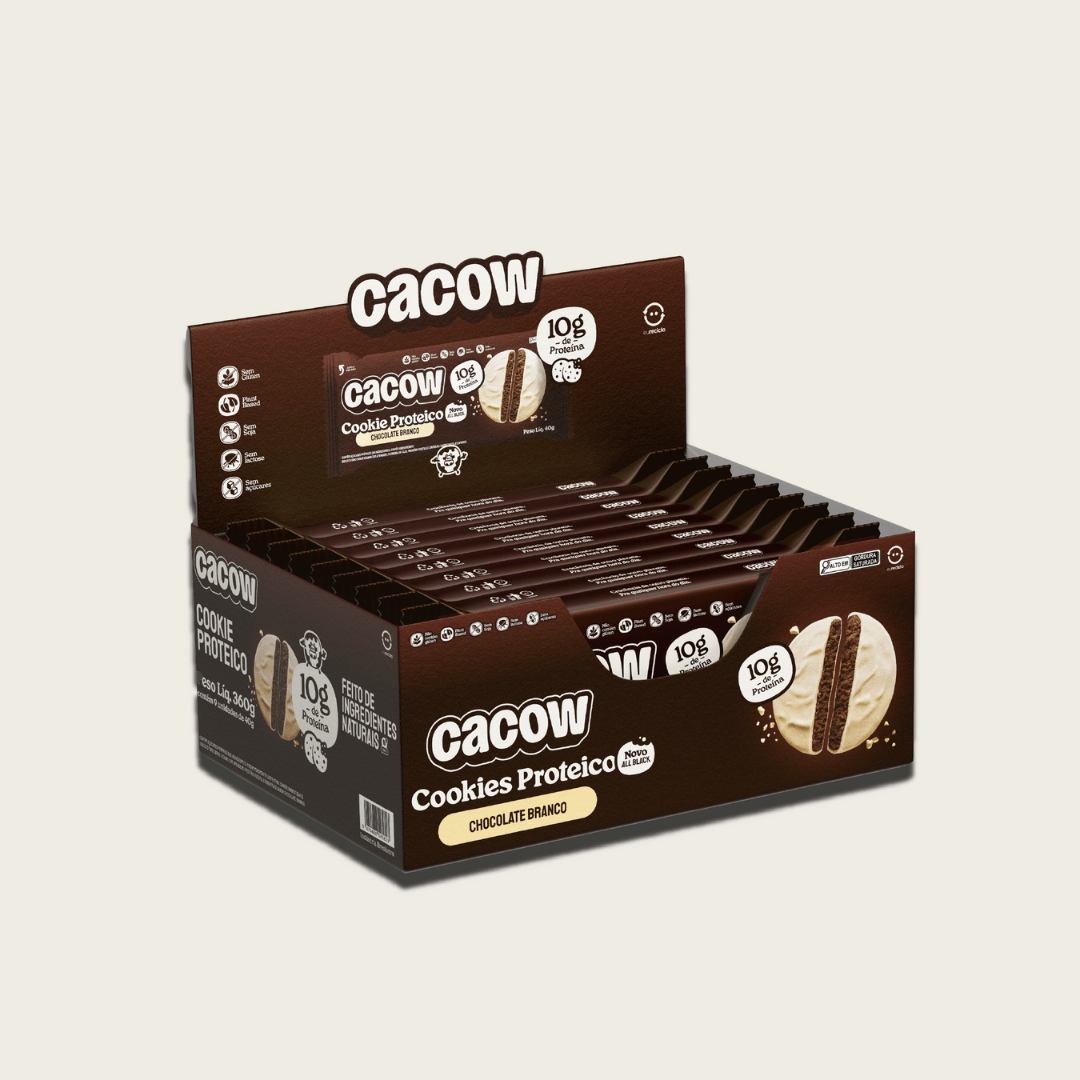 Cookies Proteicos All Black | Chocolate Branco