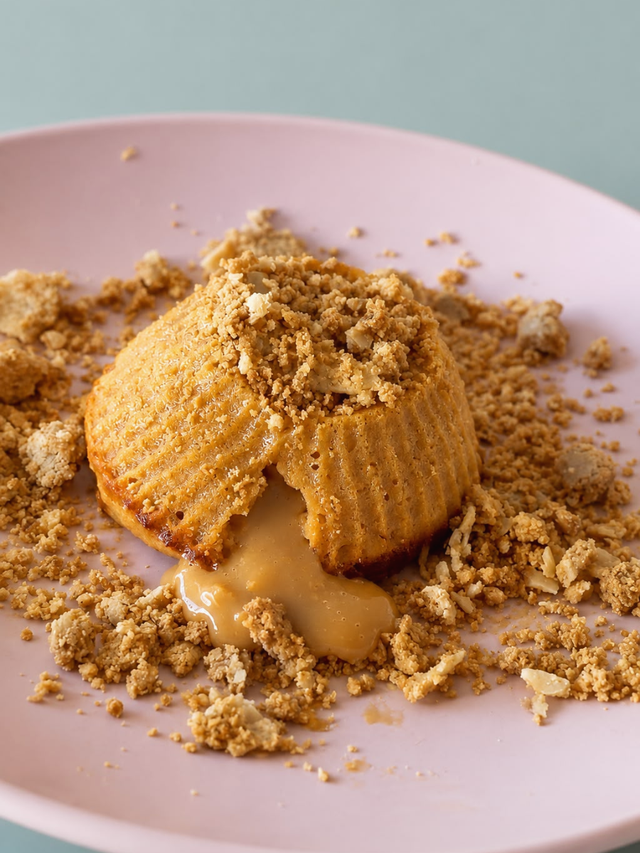 Petit Gâteau de Doce de Leite Saudável