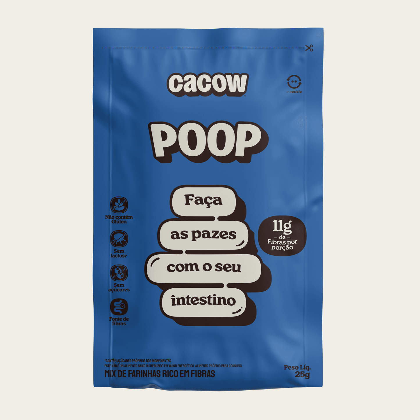 Poop | Mix de Fibras em Sachês – Display
