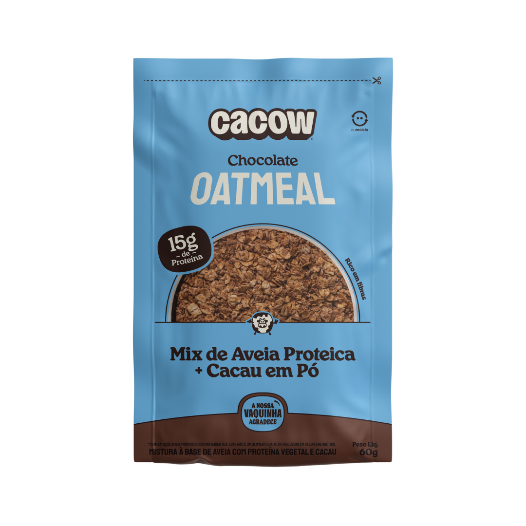 Oatmeal Chocolate | Aveia Proteica em Sachês – Display
