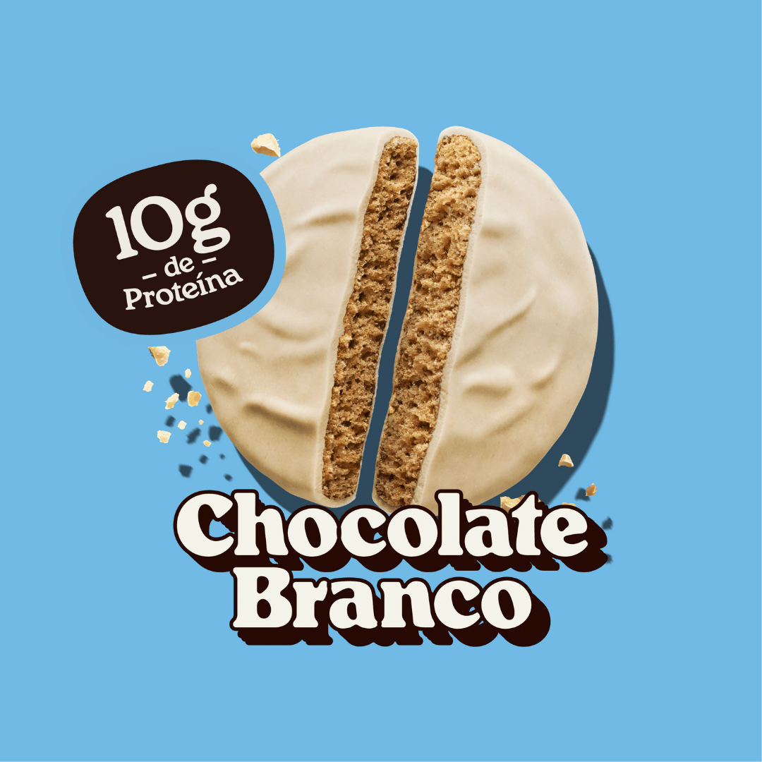 Cookies Proteicos - Chocolate Branco