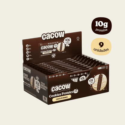 Cookies Proteicos All Black | Chocolate Branco