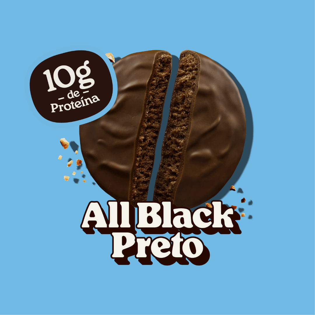 Cookies Proteicos All Black | Chocolate Amargo