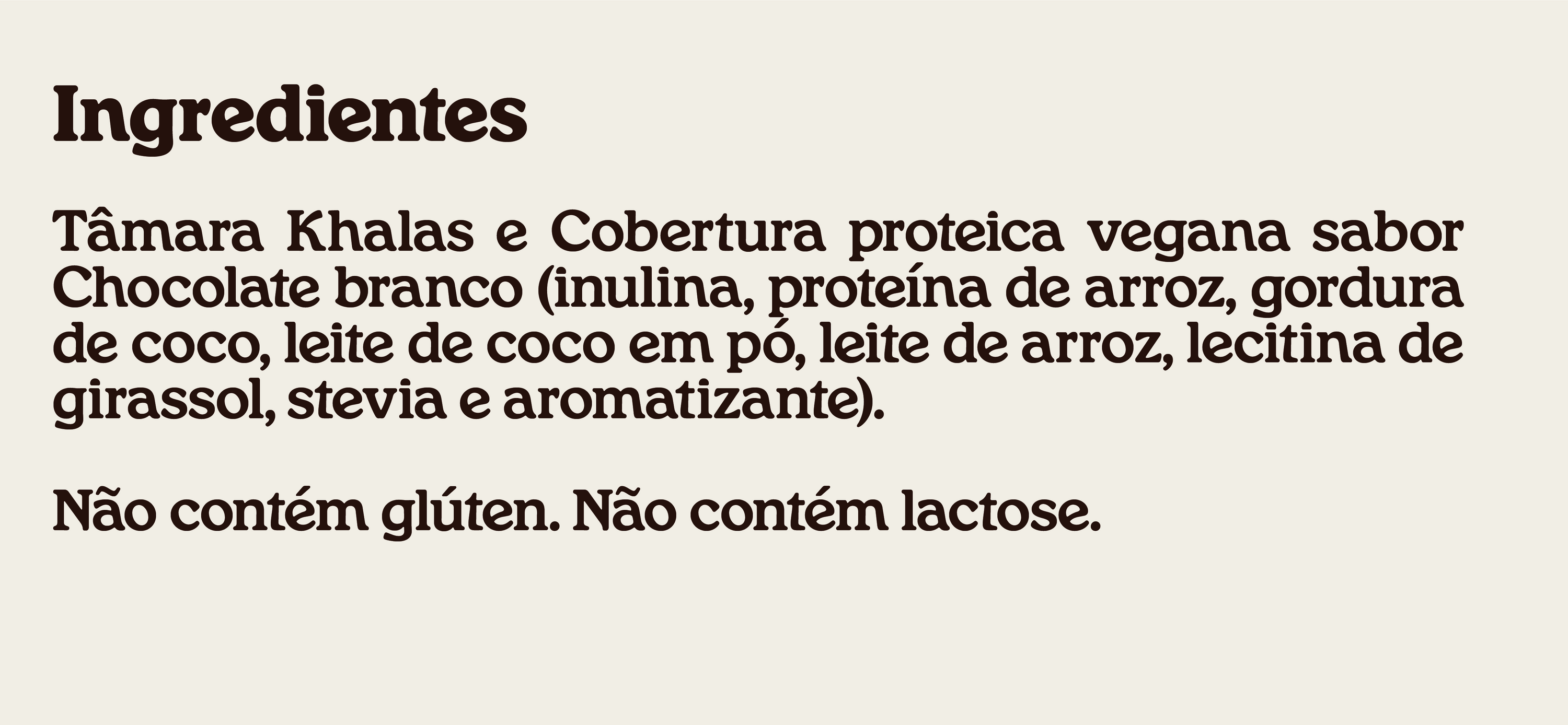 Tâmara com Chocolate Branco | Display