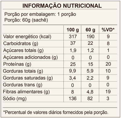 Oatmeal Chocolate | Aveia Proteica em Sachês – Display