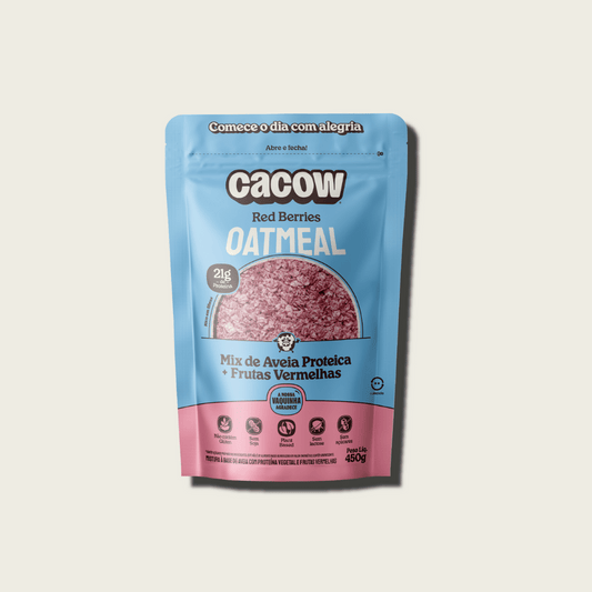Aveia Proteica | Oatmeal Red Berries