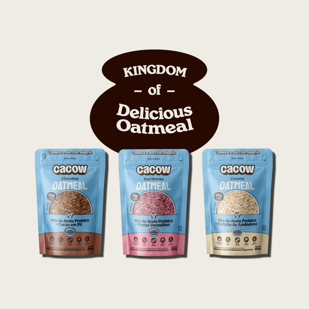 Pack de Aveia Proteica | Oatmeal 3 Sabores
