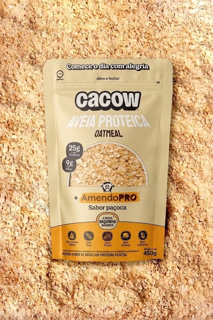 Aveia Proteica | Oatmeal AmendoPro 450g