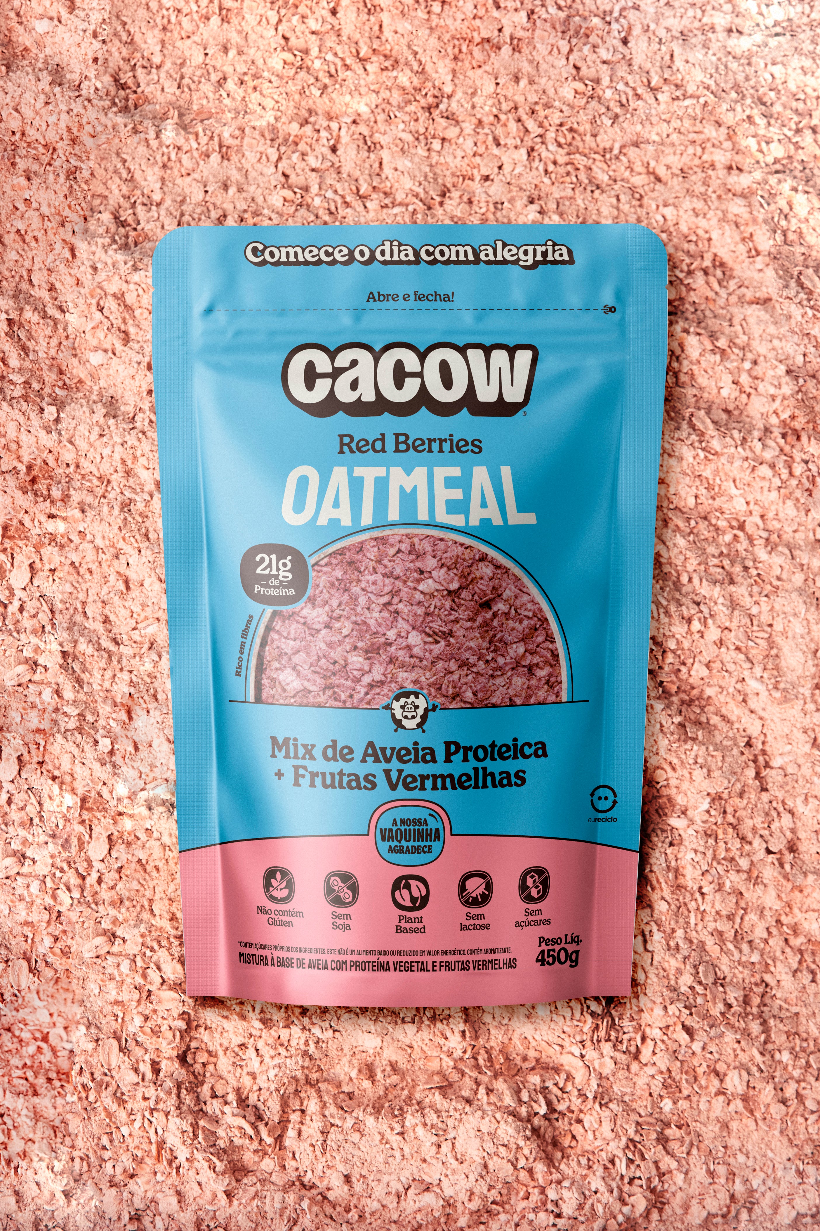 Aveia Proteica | Oatmeal Red Berries