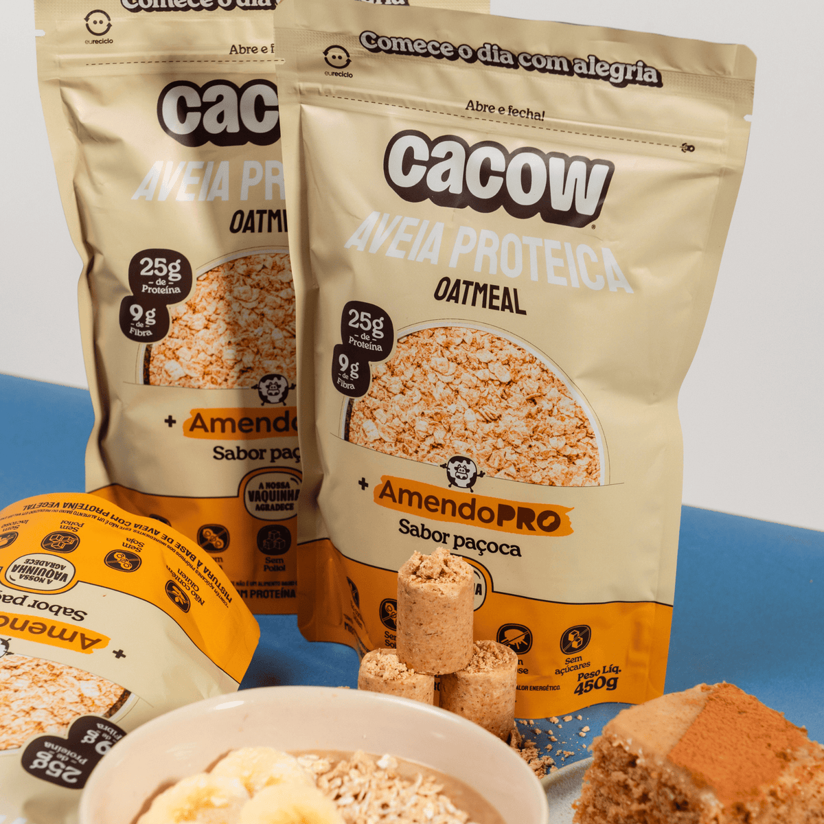 Aveia Proteica | Oatmeal AmendoPro
