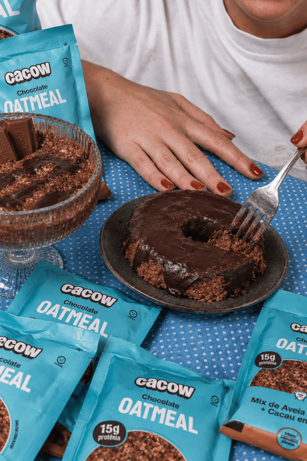 Oatmeal Chocolate | Aveia Proteica em Sachês – Display