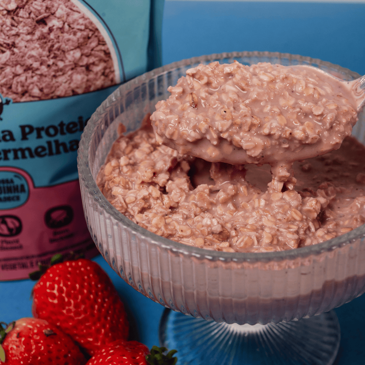 Aveia Proteica | Oatmeal Red Berries