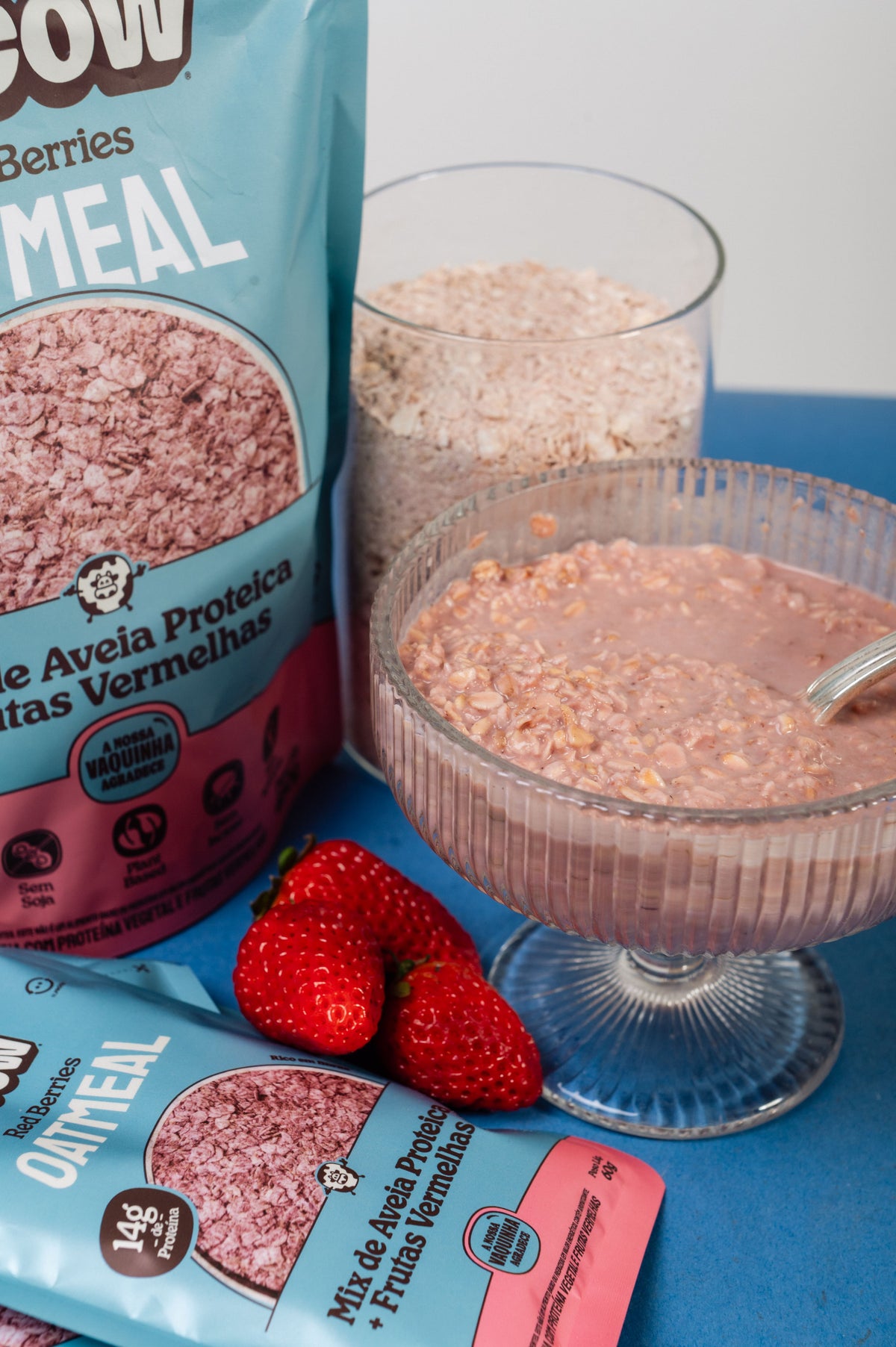Aveia Proteica | Oatmeal Red Berries