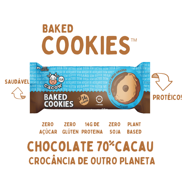 Baked Cookies - Chocolate Preto
